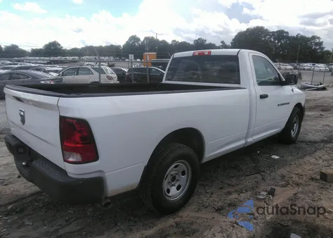 2012 Ram 1500 St from USA, damaged, VIN 3C6JD6DK0CG229325